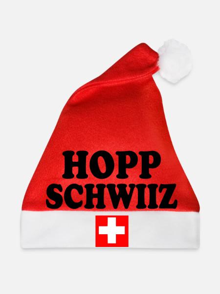 Hopp schwiiz - Weihnachtsmütze - Rot
