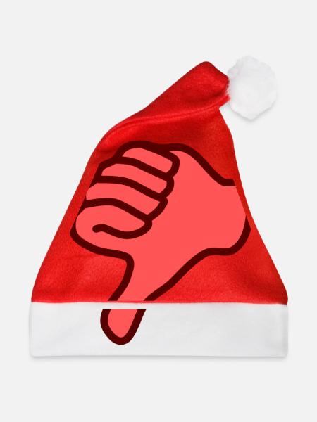 Dislike - Weihnachtsmütze - Rot
