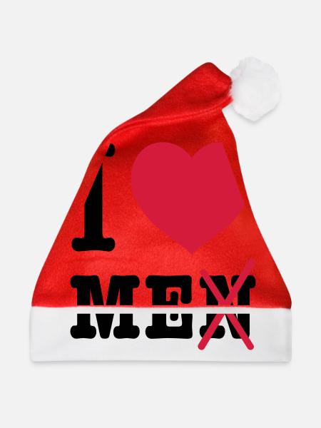 I love me Stolz pride Ego Satire Narziss verliebt - Weihnachtsmütze - Rot - Vorne