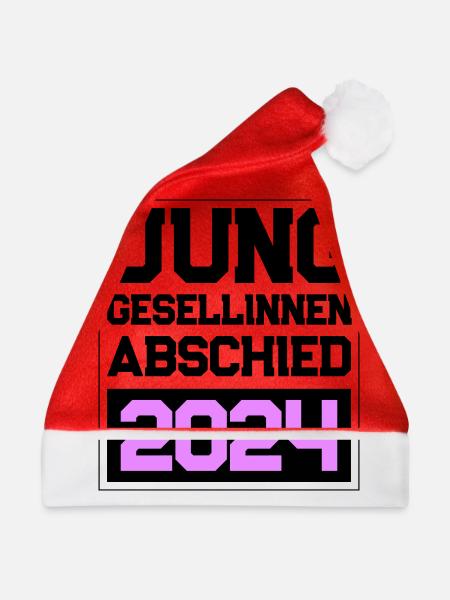 Junggesellinnenabschied Jga 2024 - Weihnachtsmütze - Rot