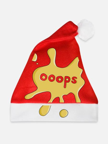Fleck ooops - Weihnachtsmütze - Rot