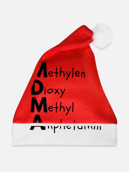Methylendioxymethylamphetamin - Weihnachtsmütze - Rot