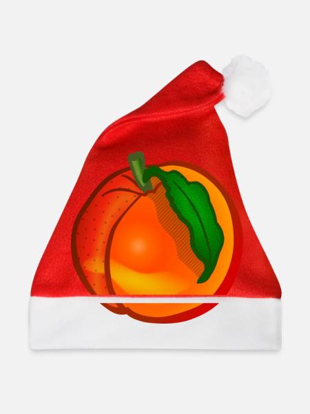 Pfirsich - Weihnachtsmütze - Rot