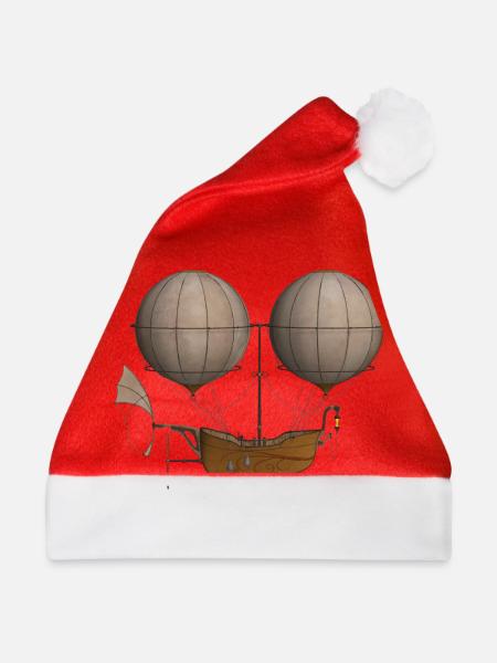Luftschiff - Weihnachtsmütze - Rot