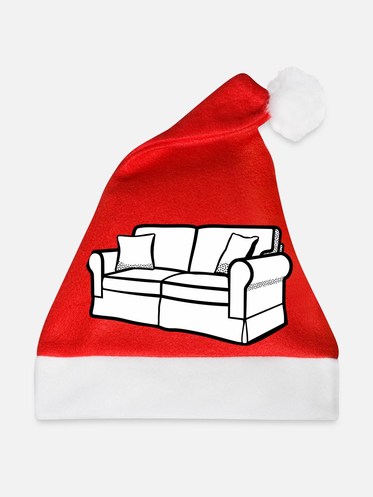 Couch - Weihnachtsmütze - Rot - Vorne
