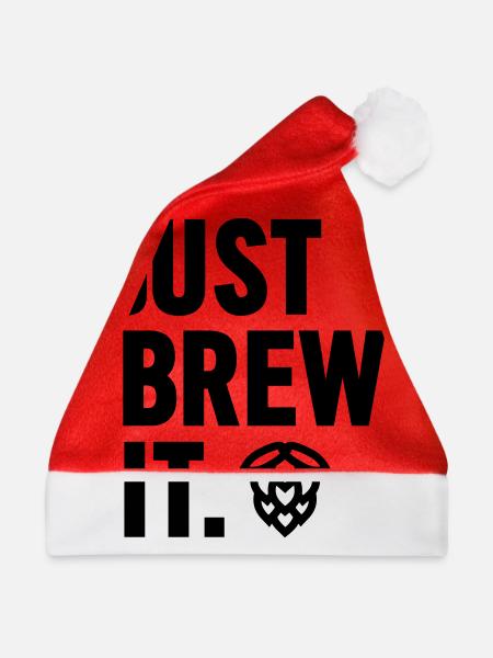 Just Brew It - Weihnachtsmütze - Rot - Vorne
