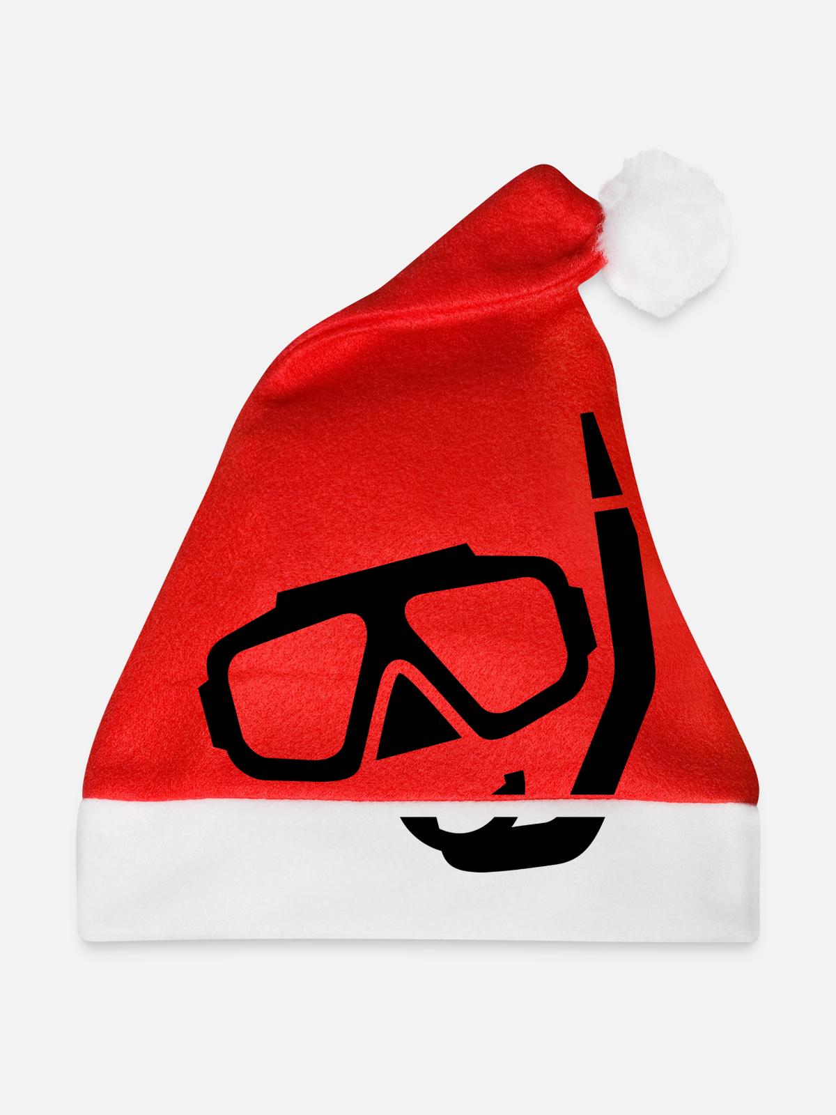 Tauchen - Weihnachtsmütze - Rot - Vorne