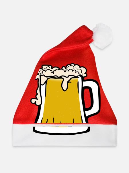 alcohol - Weihnachtsmütze - Rot