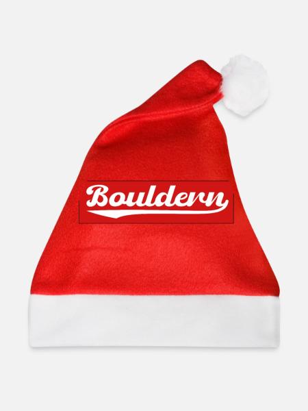 Bouldern - Weihnachtsmütze - Rot