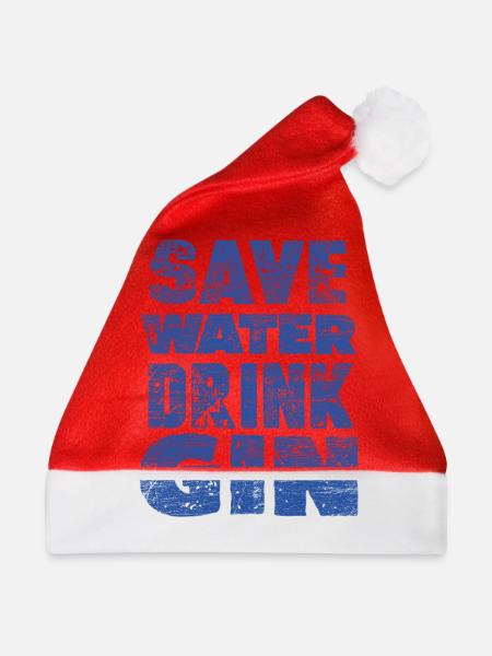 Gin - Weihnachtsmütze - Rot - Vorne