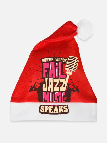 Jazz - Weihnachtsmütze - Rot