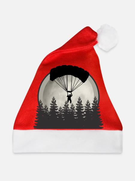 Gleitschirmfliegen - Weihnachtsmütze - Rot