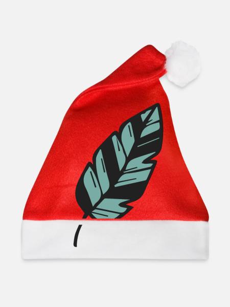 Silberfarn Neuseeland Maori - Weihnachtsmütze - Rot - Vorne