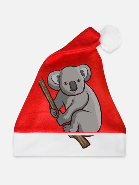 Koalabär - Weihnachtsmütze - Rot
