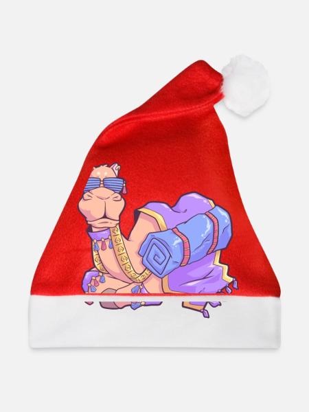 Kamel - Weihnachtsmütze - Rot