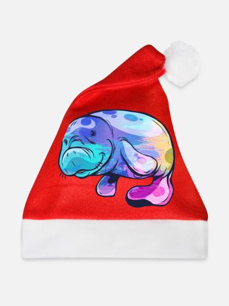 Seekuh - Weihnachtsmütze - Rot - Vorne