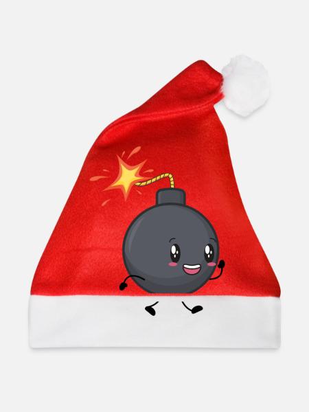 Bombe - Weihnachtsmütze - Rot