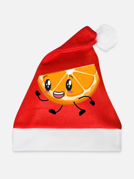 Orange - Weihnachtsmütze - Rot