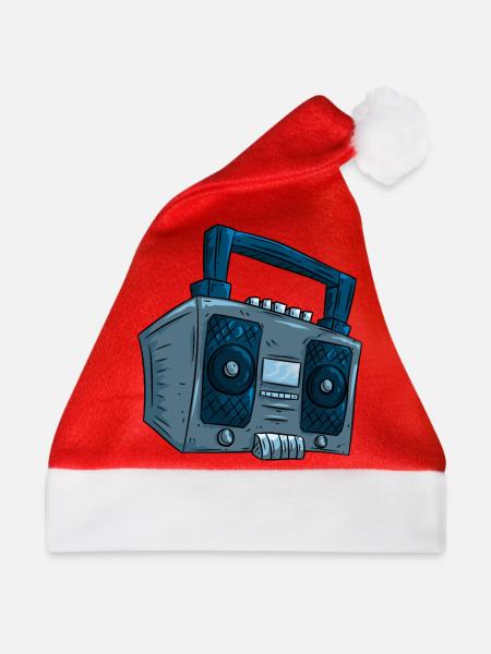 Radio Hip Hop - Weihnachtsmütze - Rot