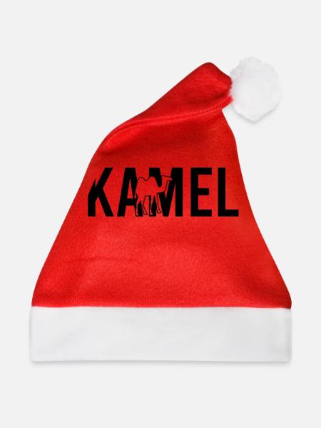 Kamel - Weihnachtsmütze - Rot