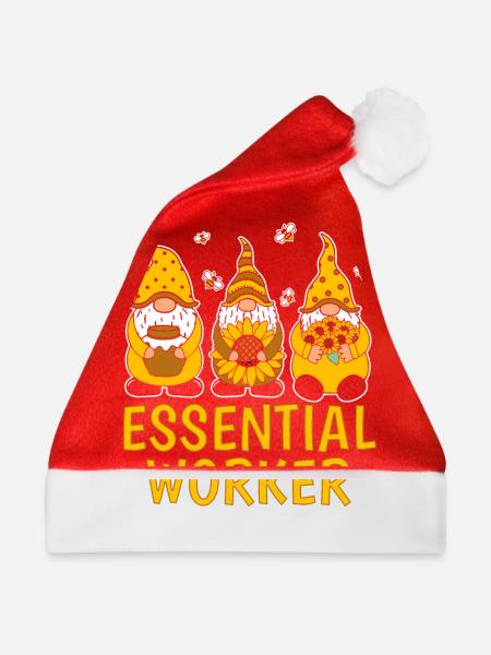 Essential Worker - Weihnachtsmütze - Rot