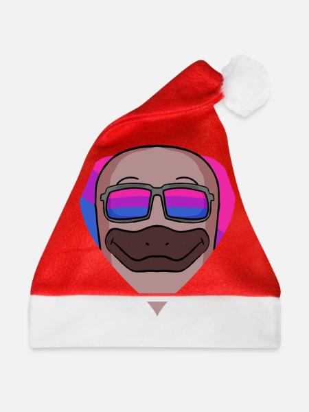 Bisexuell Schnabeltier Geschenk - Weihnachtsmütze - Rot
