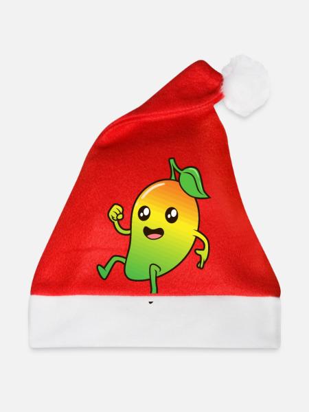 Kawaii Comic Mango - Weihnachtsmütze - Rot