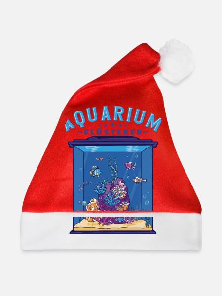 Aquarium Flüsterer Aquarianer - Weihnachtsmütze - Rot