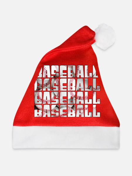 baseball - Weihnachtsmütze - Rot