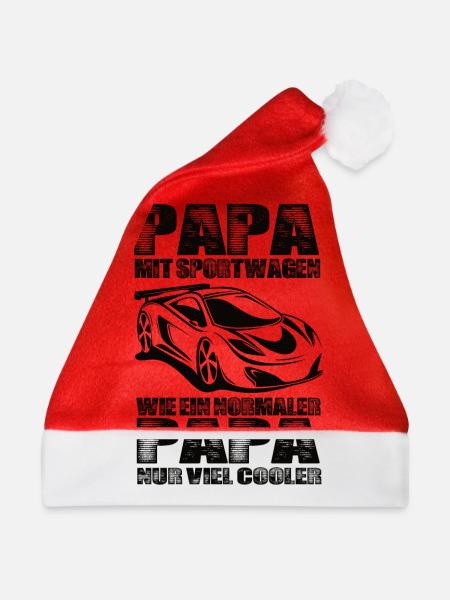 Sportwagen - Weihnachtsmütze - Rot