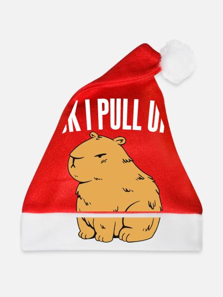 Ok I Pull Up - Weihnachtsmütze - Rot