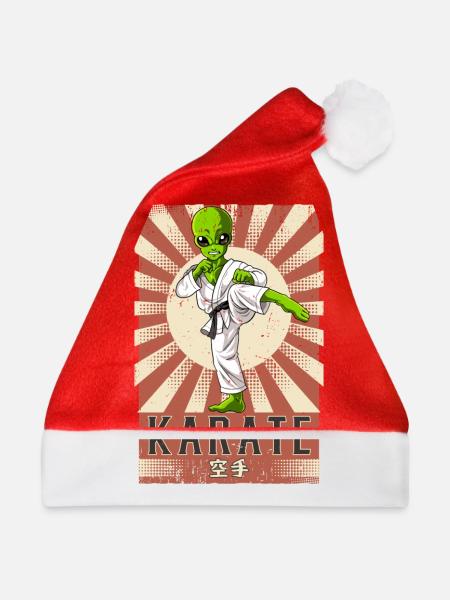 Karate - Weihnachtsmütze - Rot