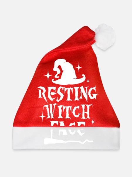 Resting Witch Face - Weihnachtsmütze - Rot