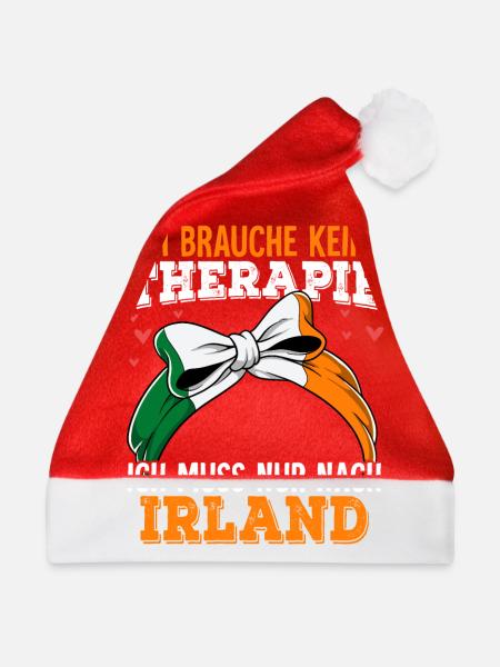 Irland - Weihnachtsmütze - Rot