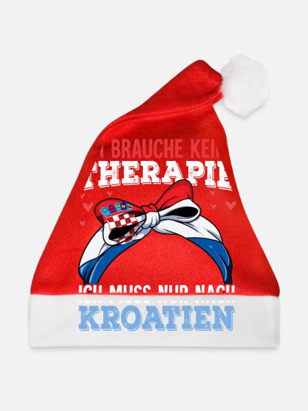 Kroatien - Weihnachtsmütze - Rot