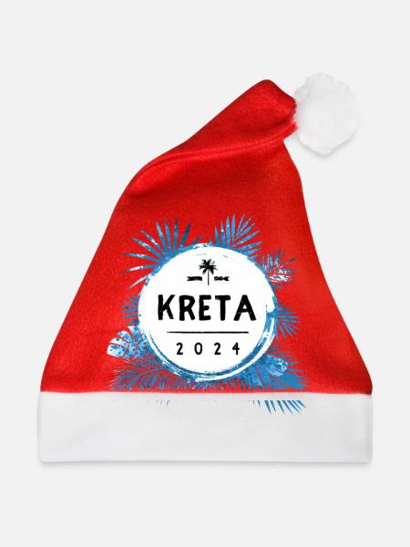 Kreta 2024 Bunt - Weihnachtsmütze - Rot