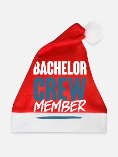 Bachelor Crew - Weihnachtsmütze - Rot