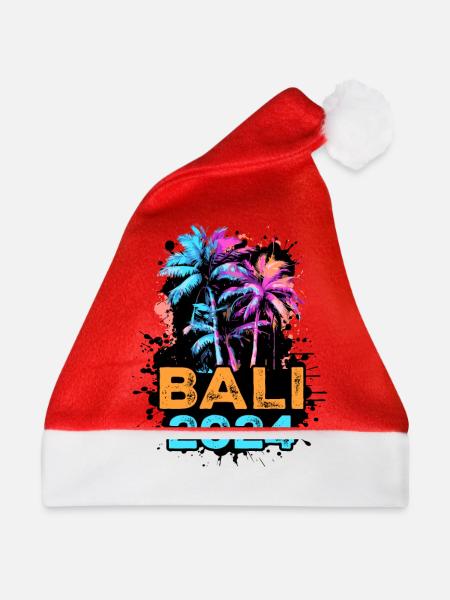 Bali 2024 Reise - Weihnachtsmütze - Rot