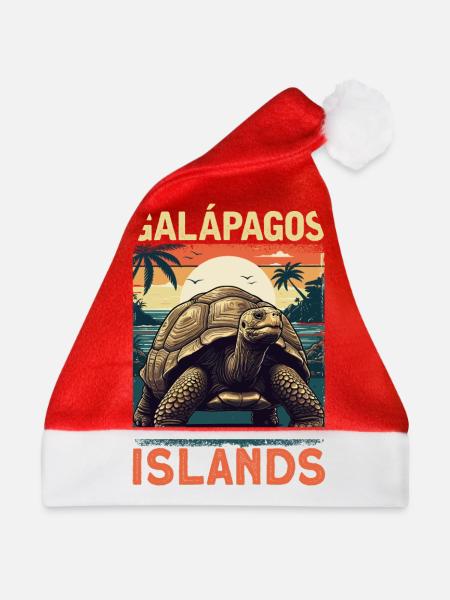 Galapagos Islands - Weihnachtsmütze - Rot