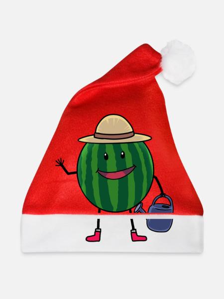 Melone Gärtner Farmer Hobbygärtner - Weihnachtsmütze - Rot