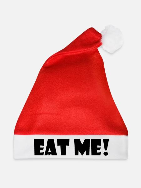 Eat me - Weihnachtsmütze - Rot