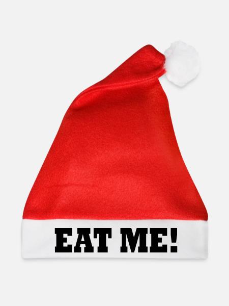 Eat me - Weihnachtsmütze - Rot