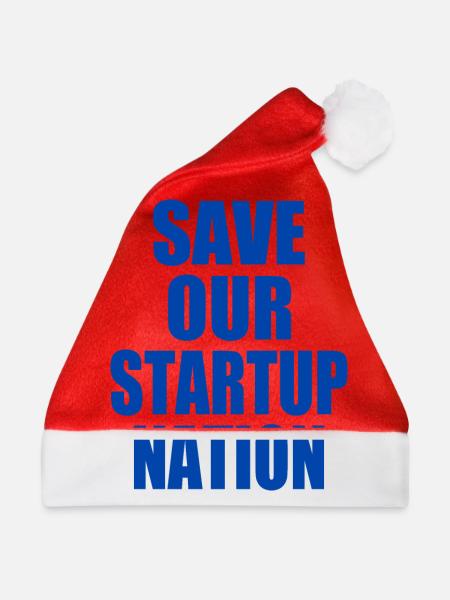 save our startup nation - Weihnachtsmütze - Rot