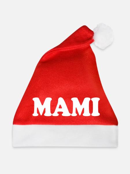 Mami - Weihnachtsmütze - Rot - Vorne