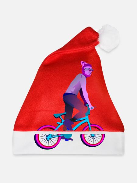 bmxrider - Weihnachtsmütze - Rot