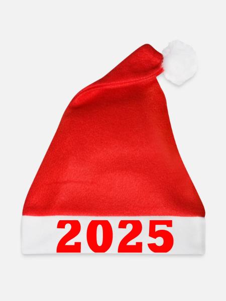 2025 - Weihnachtsmütze - Rot