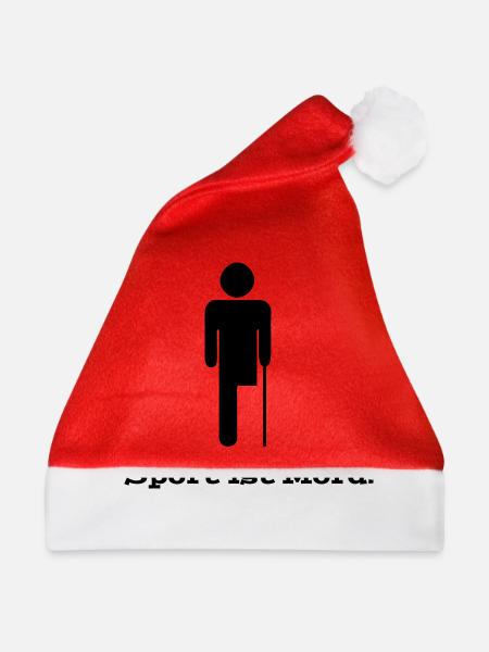 SPORTistMORD - Weihnachtsmütze - Rot
