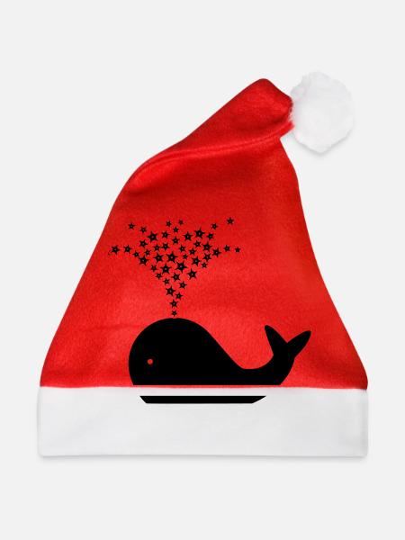 Wal - Weihnachtsmütze - Rot