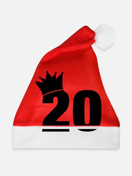 20_krone_f1 - Weihnachtsmütze - Rot