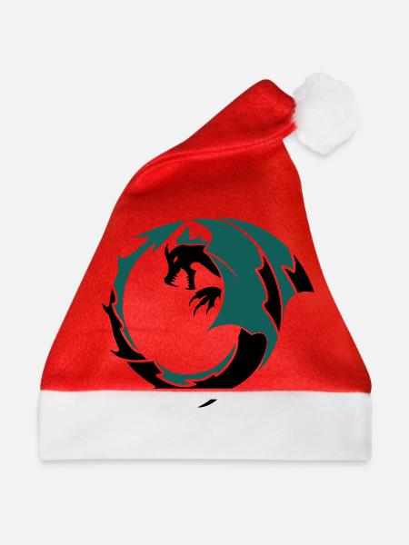 dragon_002 - Weihnachtsmütze - Rot